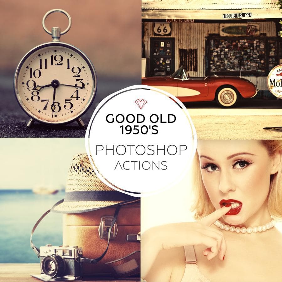 Good Old 1950's Photoshop Actions
